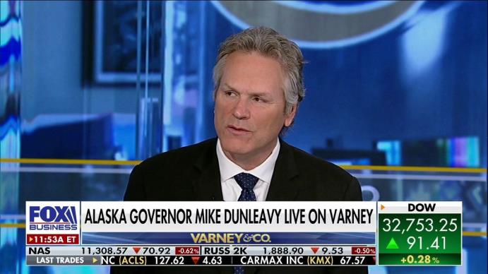 Republican Alaska Gov. Mike Dunleavy argues that the Biden administration's green energy push 