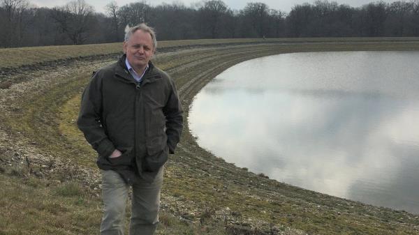 Andrew has had to reduce his crop by a fifth because he does not have enough water