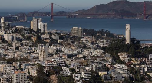 Skyline view of San Francisco, California