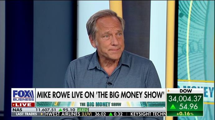 Mike Rowe appears on Varney show