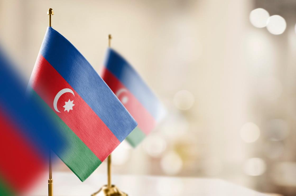 Small flags of Azerbaijan in this undated file photo. (Shutterstock File Photo)