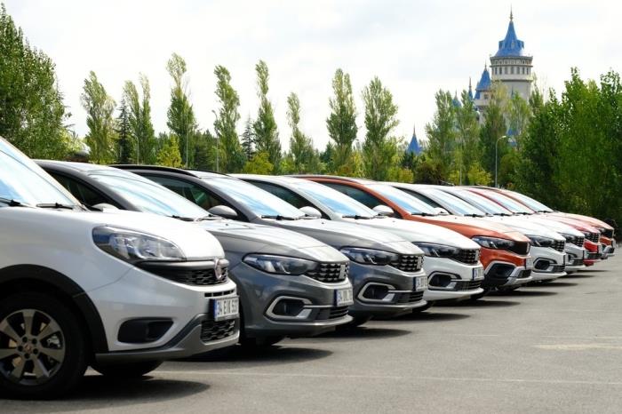 Fiat Tipo cars are seen in a parking lot in Antalya, Türkiye, Sept. 11 2021. (Shutterstock Photo)