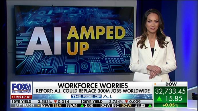 FOX Business' Lydia Hu reports on workforce worries growing as more office tasks can be performed through artificial intelligence and automation.