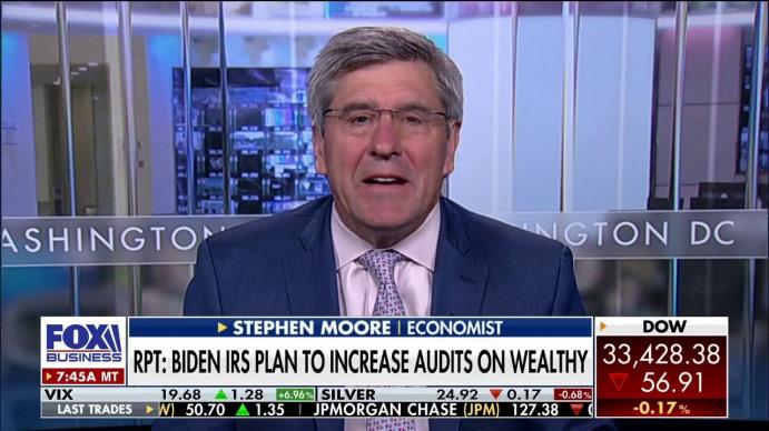 FreedomWorks senior eco<em></em>nomic co<em></em>ntributor Stephen Moore explains how the Internal Revenue Service's $80 billion restructuring will impact middle-class families.