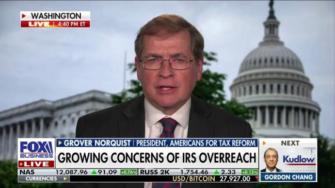 Americans for Tax Reform's Grover Norquist discusses co<em></em>ncerns a<em></em>bout IRS overreach and how it was granted $80 billion in funding on ‘Kudlow.’