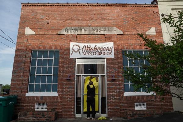 The Mahogany Masterpiece dance studio, the scene of last night's deadly mass shooting, in Dadeville, Alabama, U.S., April 16, 2023. (AFP Photo)