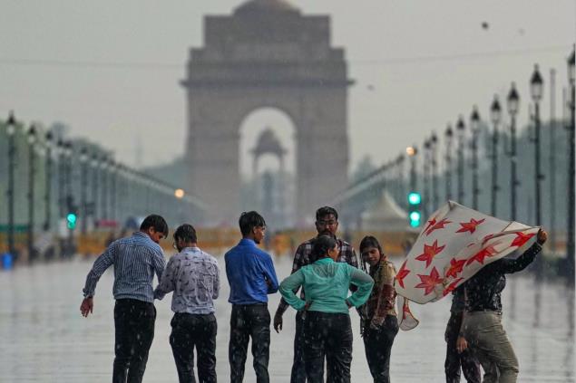 Rain, Thunderstorm Bring Respite from Scorching Heat in Delhi; More Downpour Expected