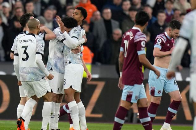 Premier League: Liverpool Come-from-behind to Win 2-1 at West Ham