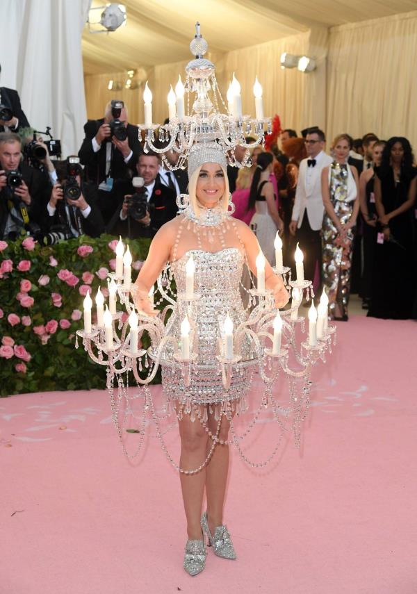 The 2019 Met Gala Celebrating Camp: Notes On Fashion - Arrivals Perry leaning into the Camp theme at the 2019 Met Gala. Getty Images