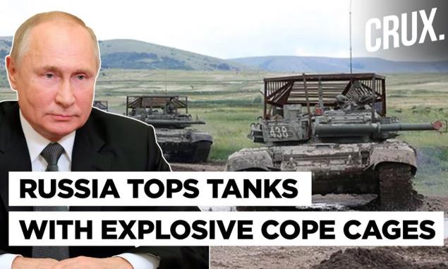 ‘Cope Cages’, Explosive Reactive Armor | Russia Upgrades T-72B3 Amid New Tank Stockpile In Ukraine