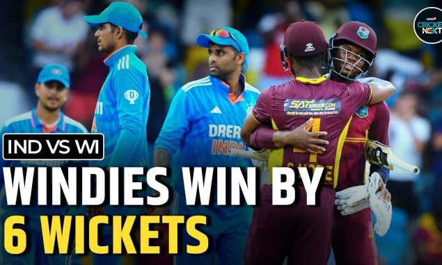 IND vs WI 2nd ODI: Shai Hope, Keacy Carty Solid Stand Thump India, Windies Win by 6 Wickets